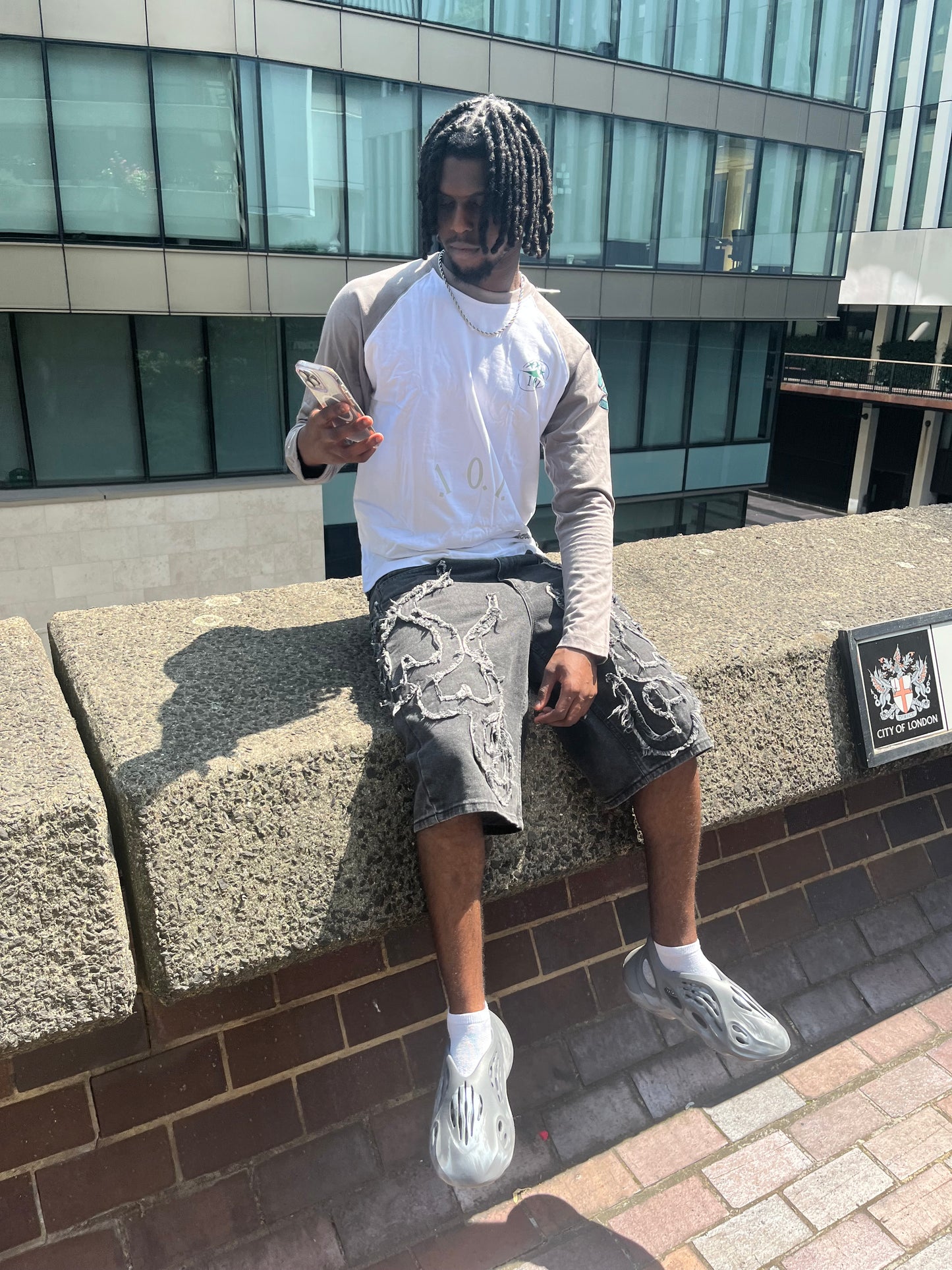 Unisex Long sleeve shirt- Dark green