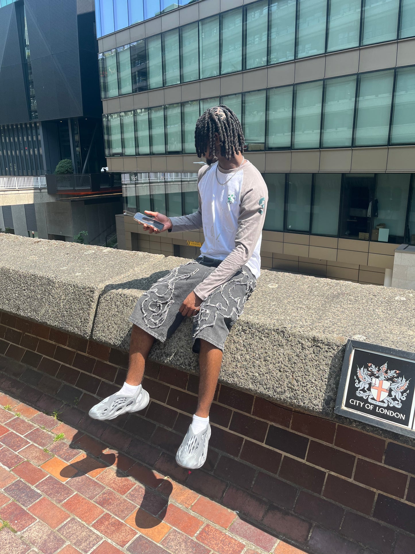 Unisex Long sleeve shirt- Dark green