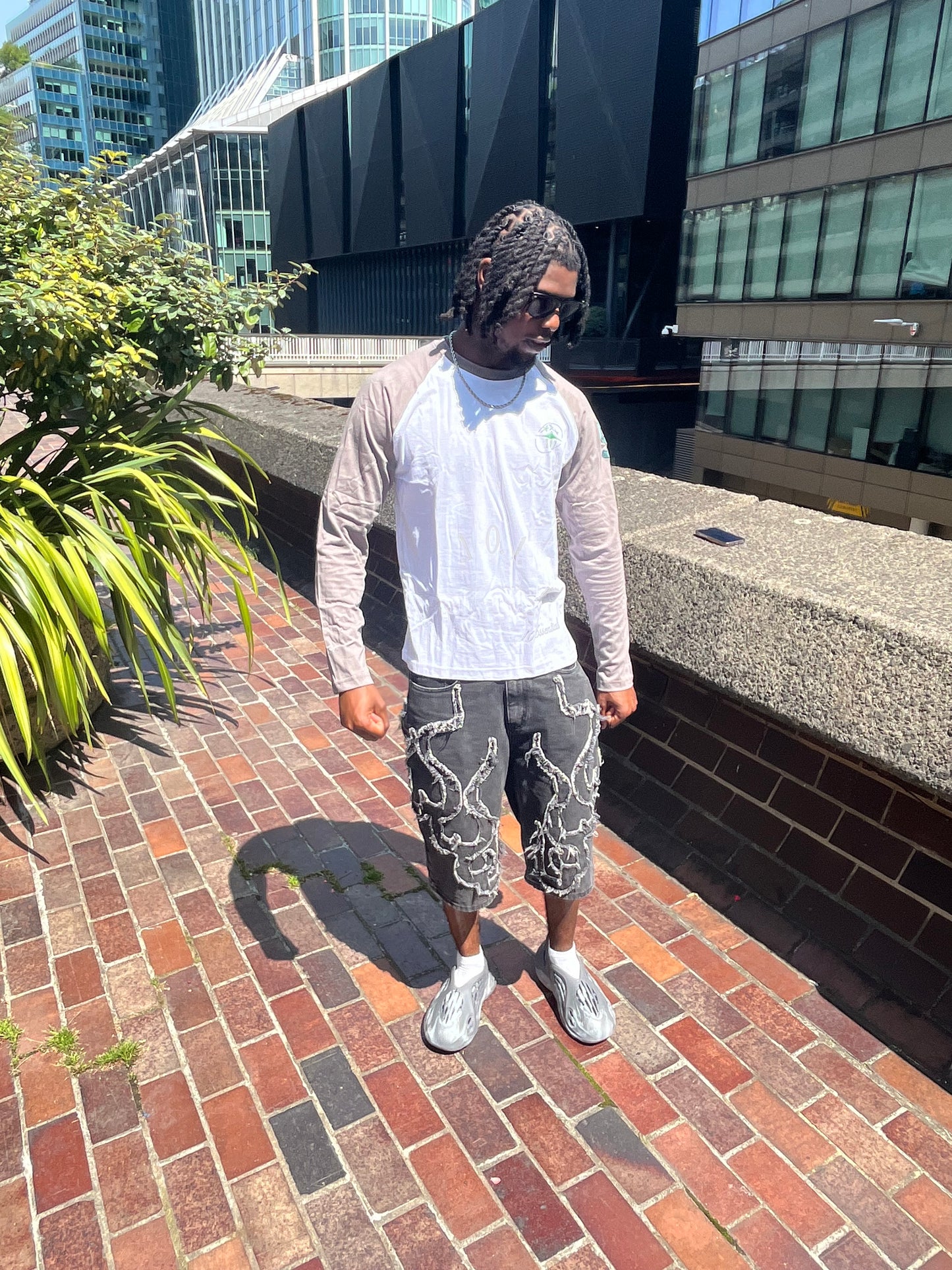 Unisex Long sleeve shirt- Dark green