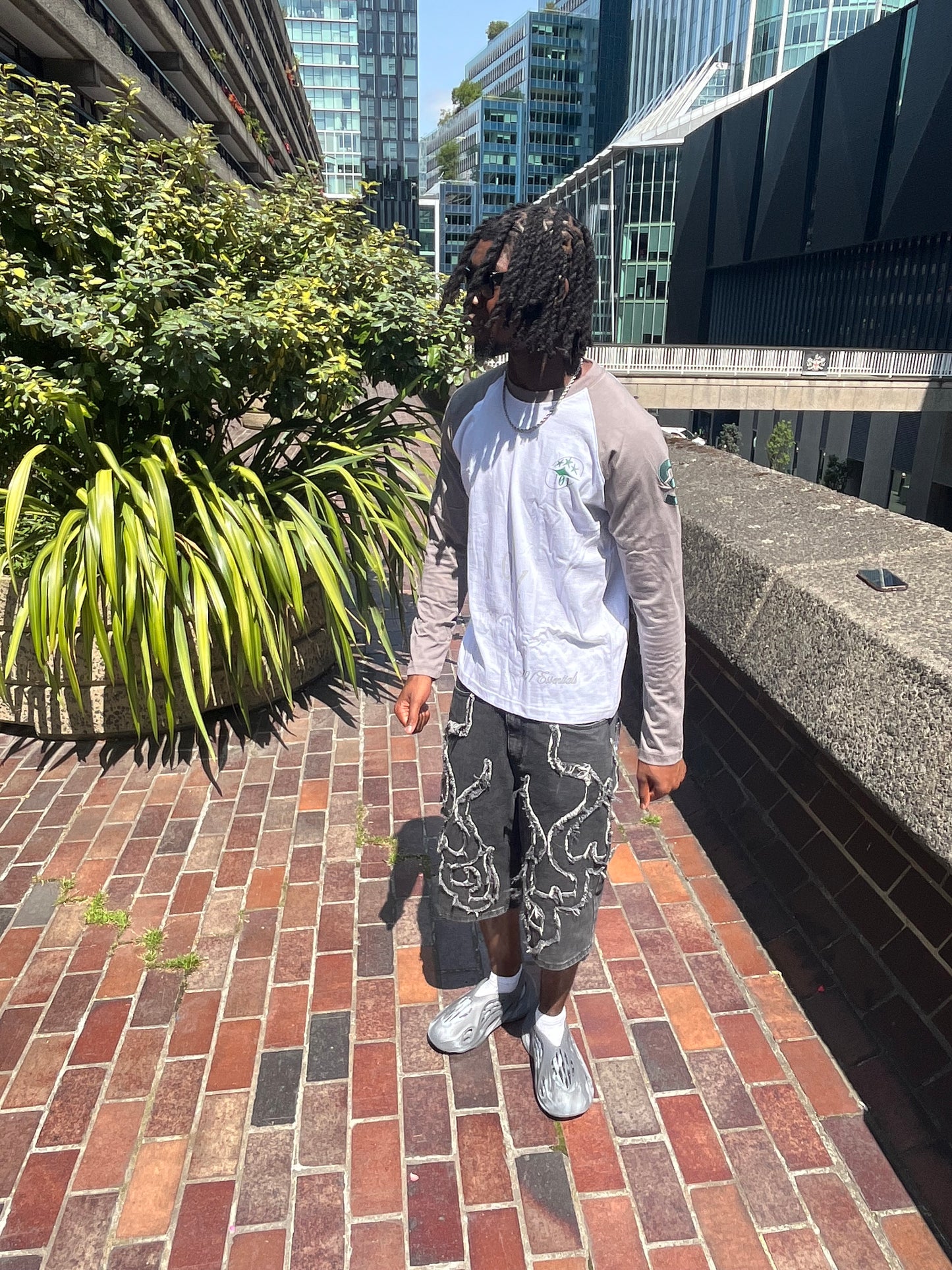 Unisex Long sleeve shirt- Dark green