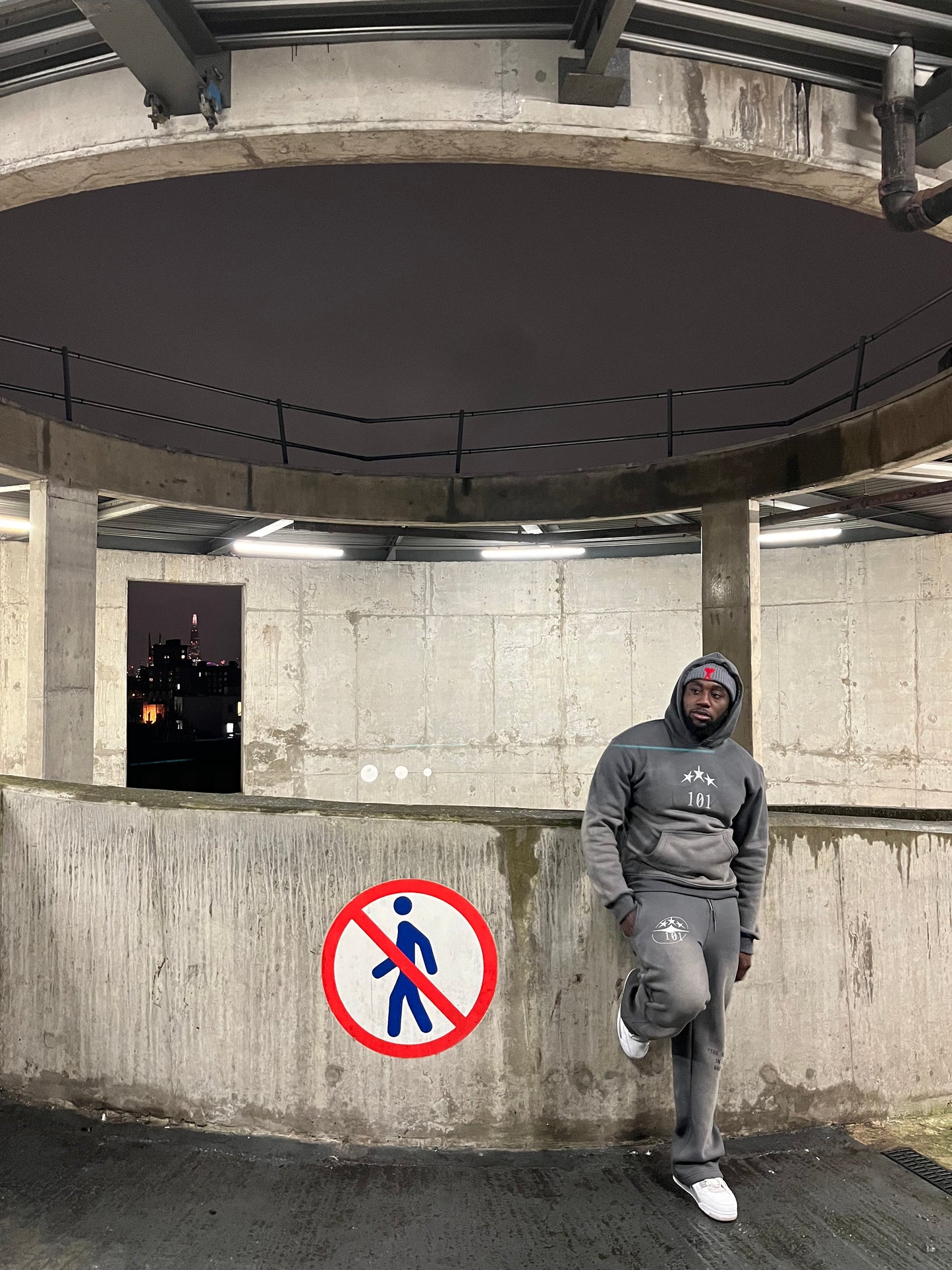 Grey 101 Inspo Premium Tracksuit