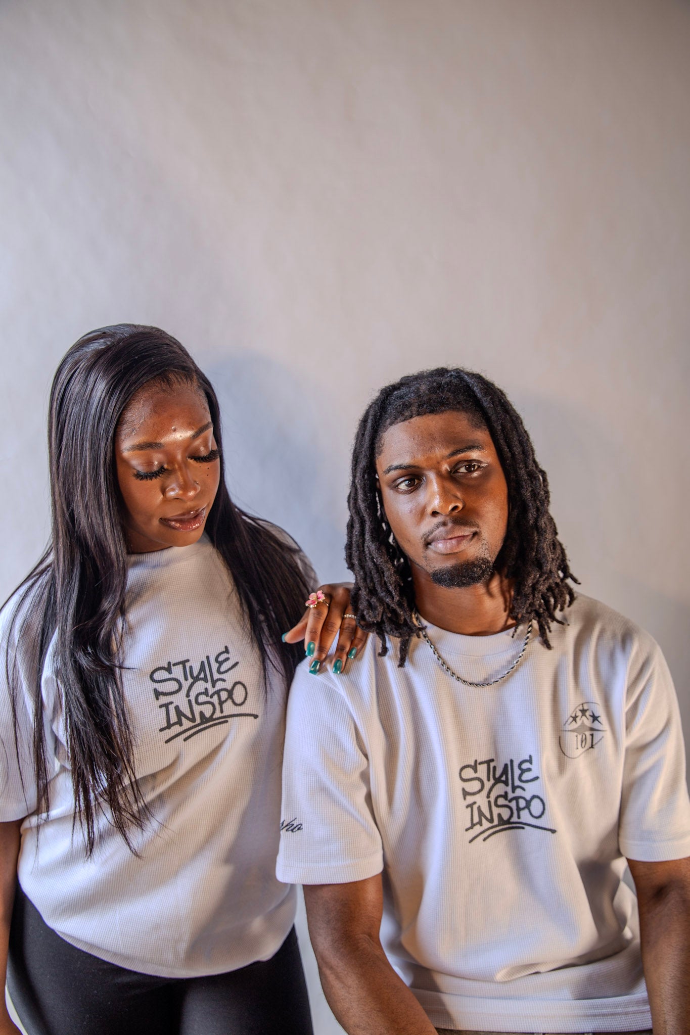101 classic white waffle T