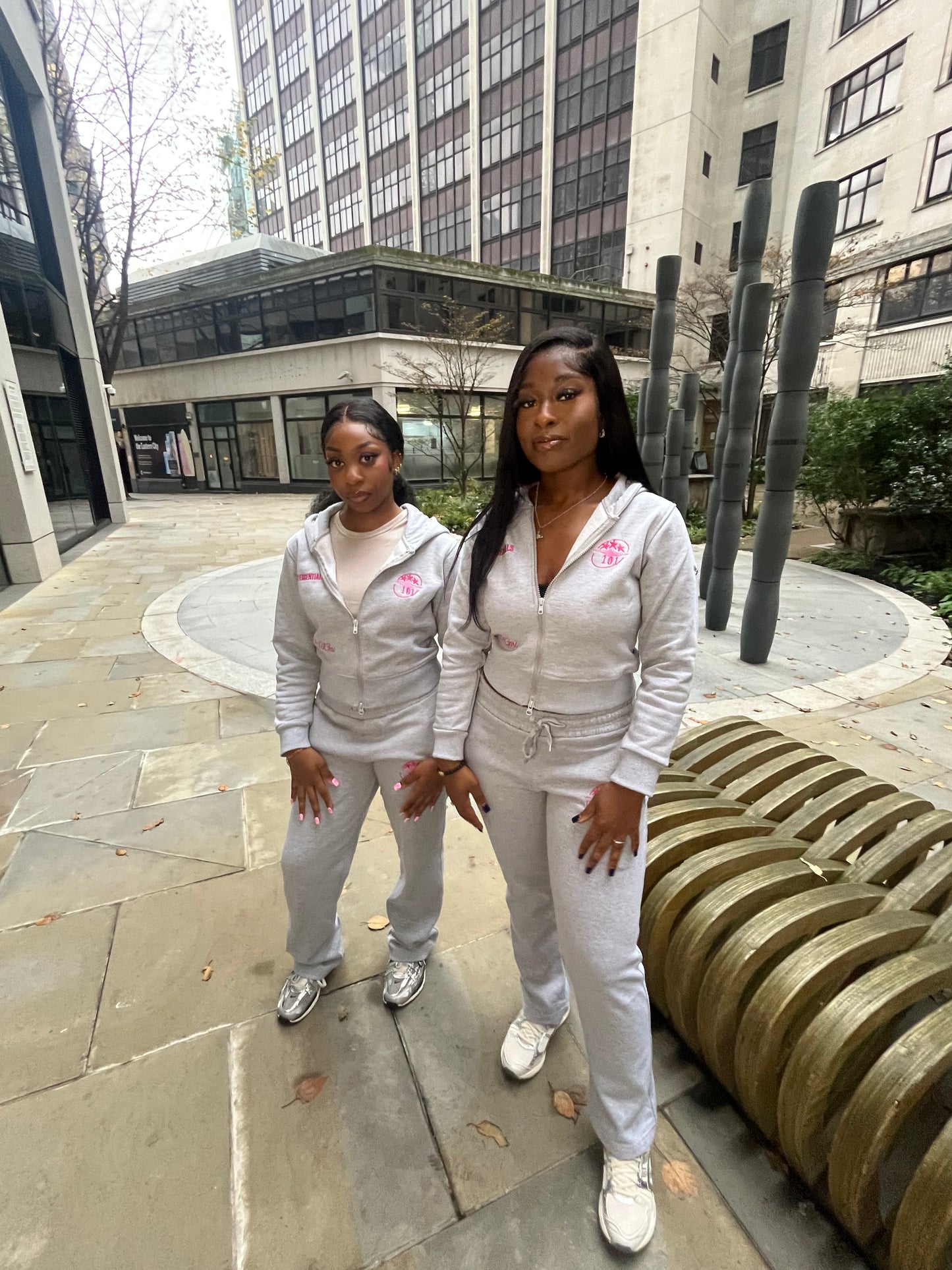 Women’s 101 Essentials line grey tracksuit