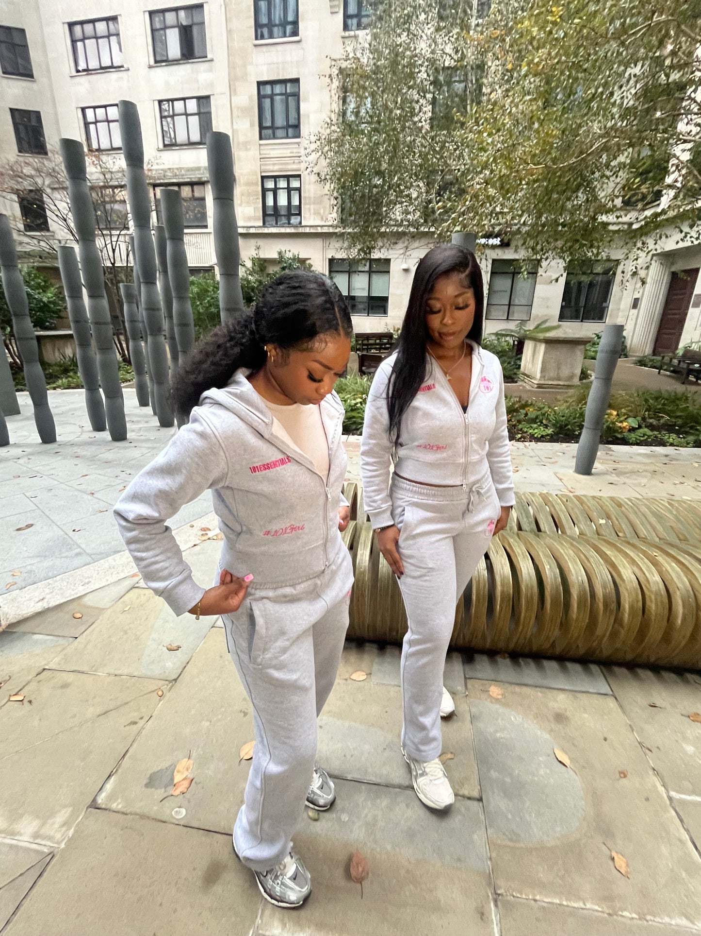 Women’s 101 Essentials line grey tracksuit