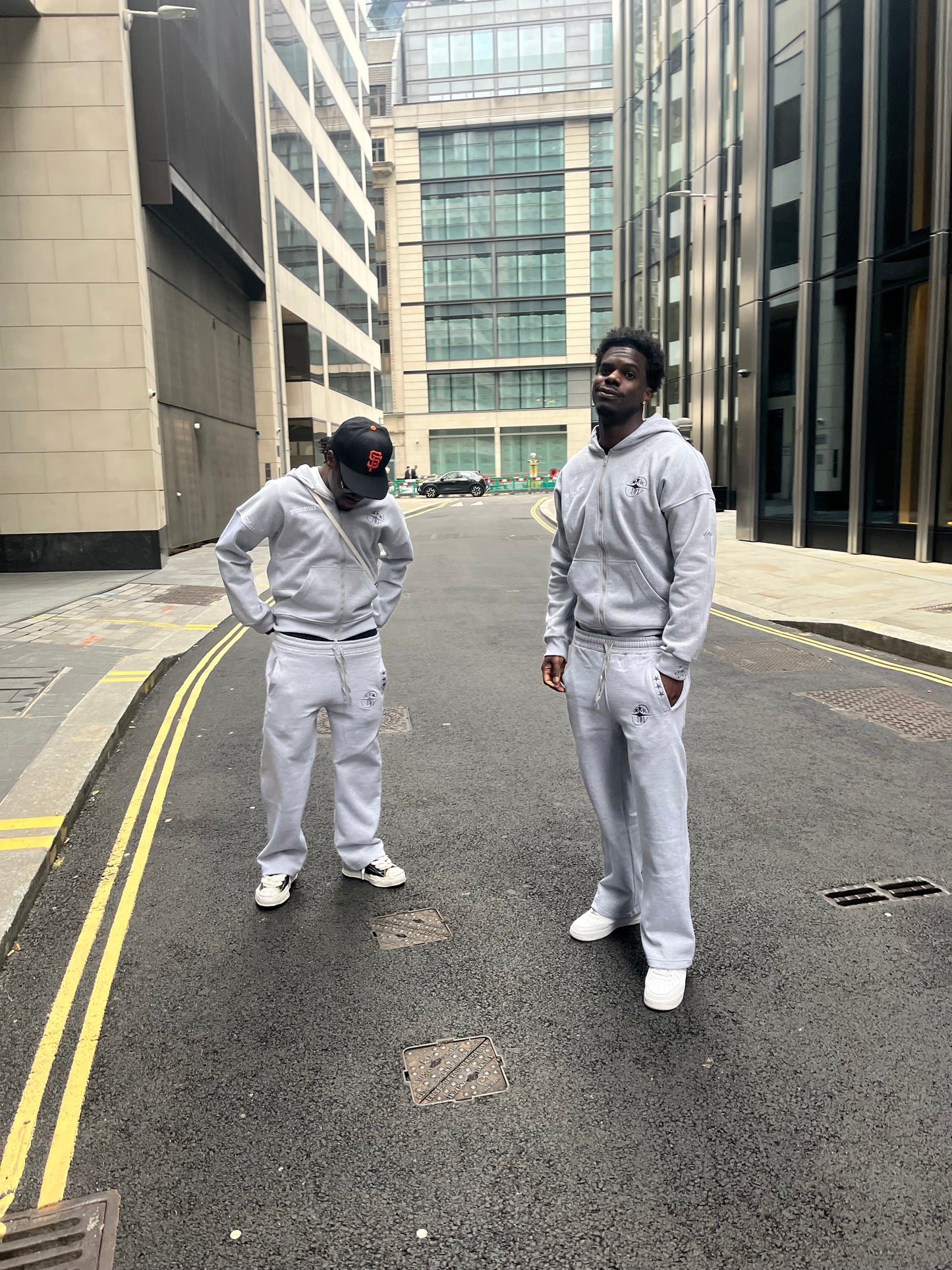 101 Essentials line men’s tracksuit - Grey